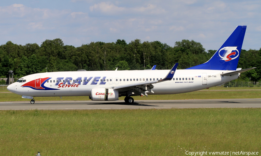 Travel Service Slovakia Boeing 737-86N (OM-TVA) | Photo 135982