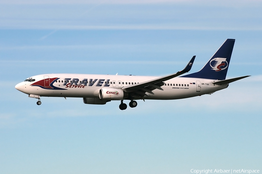 Travel Service Slovakia Boeing 737-86N (OM-TVA) | Photo 381717