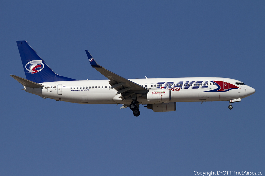 Travel Service Slovakia Boeing 737-86N (OM-TVR) | Photo 392858