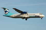 DanubeWings ATR 72-202 (OM-VRB) at  Hamburg - Fuhlsbuettel (Helmut Schmidt), Germany