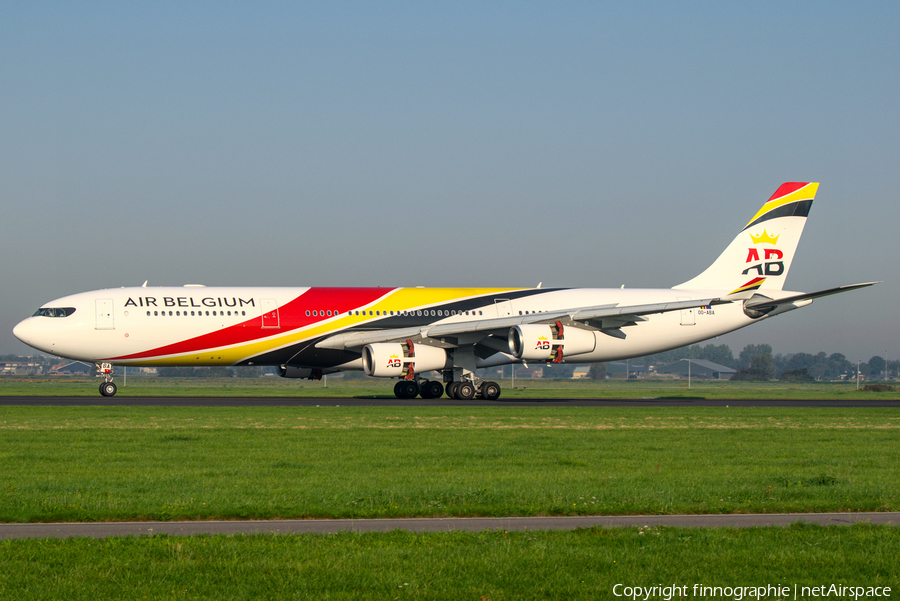 Air Belgium Airbus A340-313 (OO-ABA) | Photo 419757