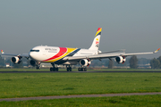 Air Belgium Airbus A340-313 (OO-ABA) at  Amsterdam - Schiphol, Netherlands