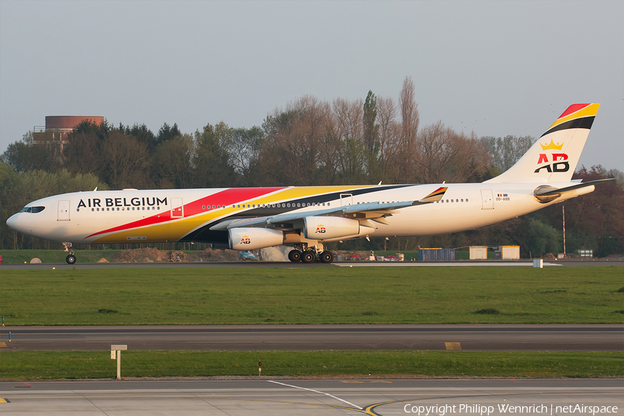 Air Belgium Airbus A340-313E (OO-ABB) | Photo 253227