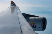 Air Belgium Airbus A340-313E (OO-ABB) at  In Flight, Denmark