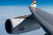 Air Belgium Airbus A340-313E (OO-ABB) at  In Flight, Denmark