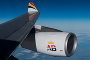 Air Belgium Airbus A340-313E (OO-ABB) at  In Flight, Germany
