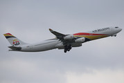 Air Belgium Airbus A340-313E (OO-ABB) at  London - Heathrow, United Kingdom