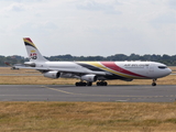 Air Belgium Airbus A340-313E (OO-ABD) at  Dusseldorf - International, Germany