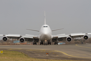 Challenge Airlines Boeing 747-4EV(ERF) (OO-ACF) at  Liege - Bierset, Belgium