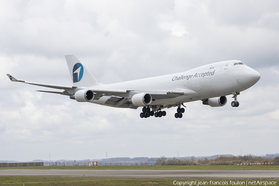 Challenge Airlines Boeing 747-4EV(ERF) (OO-ACF) | Photo 445689