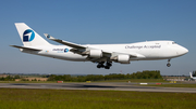 Challenge Airlines Boeing 747-4EV(ERF) (OO-ACF) at  Liege - Bierset, Belgium