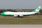 Challenge Airlines Boeing 747-4EV(ERF) (OO-ACF) at  Liege - Bierset, Belgium