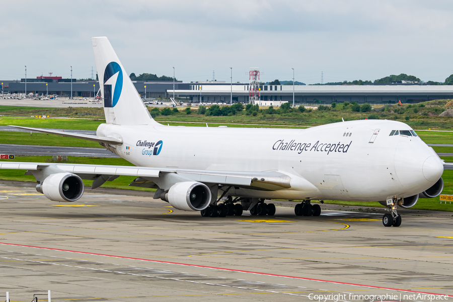 Challenge Airlines Boeing 747-4EV(ERF) (OO-ACF) | Photo 467848