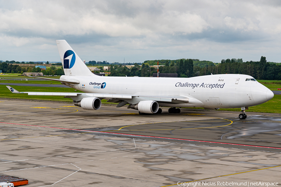 Challenge Airlines Boeing 747-4EV(ERF) (OO-ACF) | Photo 467942