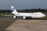 Challenge Airlines Boeing 747-4EV(ERF) (OO-ACF) at  Liege - Bierset, Belgium