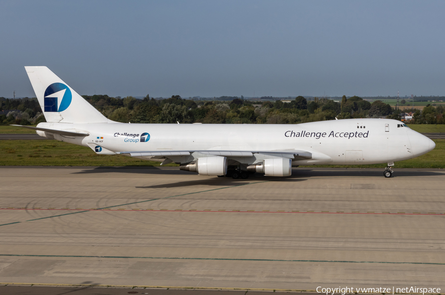 Challenge Airlines Boeing 747-4EV(ERF) (OO-ACF) | Photo 593810