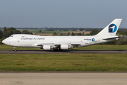 Challenge Airlines Boeing 747-4EV(ERF) (OO-ACF) at  Liege - Bierset, Belgium