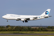 Challenge Airlines Boeing 747-4EV(ERF) (OO-ACF) at  Liege - Bierset, Belgium