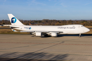 Challenge Airlines Boeing 747-4EV(ERF) (OO-ACF) at  Liege - Bierset, Belgium