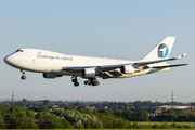 Challenge Airlines Boeing 747-4EV(ERF) (OO-ACF) at  Liege - Bierset, Belgium
