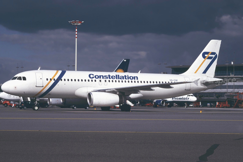 Constellation International Airlines Airbus A320-212 (OO-COF) at  Hamburg - Fuhlsbuettel (Helmut Schmidt), Germany