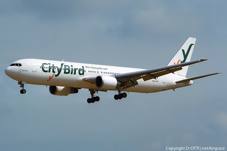 CityBird Boeing 767-33A(ER) (OO-CTR) | Photo 405254