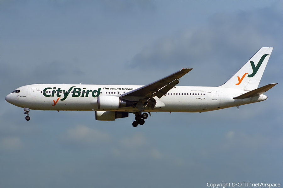 CityBird Boeing 767-33A(ER) (OO-CTR) | Photo 405255