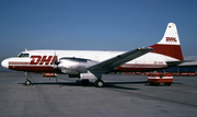 DHL (European Air Transport Brussels) Convair CV-580(F) (OO-DHC) at  Hamburg - Fuhlsbuettel (Helmut Schmidt), Germany