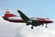 DHL (European Air Transport Brussels) Convair CV-580(F) (OO-DHE) at  Hamburg - Fuhlsbuettel (Helmut Schmidt), Germany