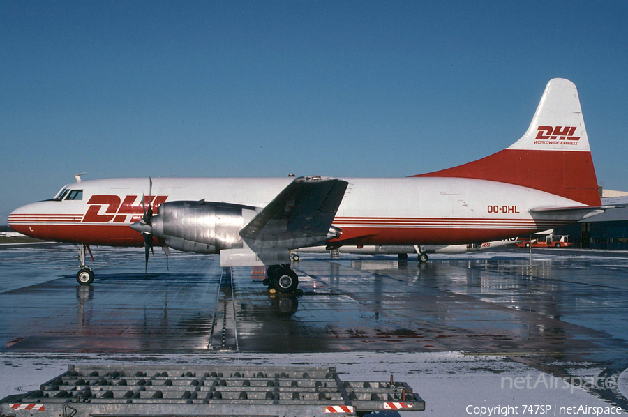 DHL (European Air Transport Brussels) Convair CV-580(F) (OO-DHL) | Photo 38378