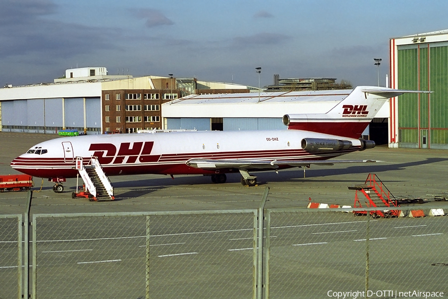 DHL (European Air Transport Brussels) Boeing 727-2Q4F(Adv) (OO-DHZ) | Photo 287332