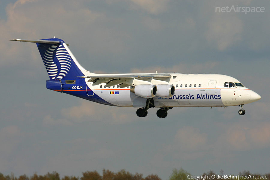 SN Brussels Airlines BAe Systems BAe-146-RJ85 (OO-DJK) | Photo 50130