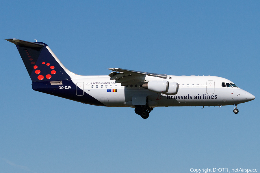 Brussels Airlines BAe Systems BAe-146-RJ85 (OO-DJV) | Photo 199725