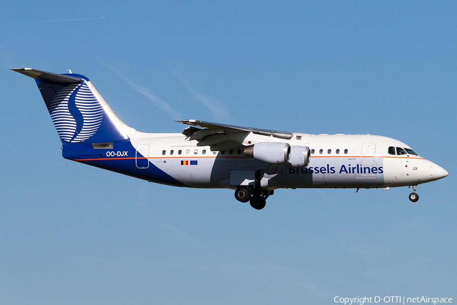 Brussels Airlines BAe Systems BAe-146-RJ85 (OO-DJX) | Photo 199717