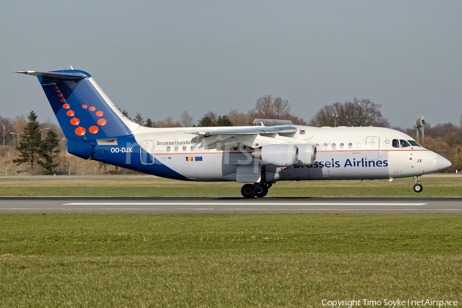 Brussels Airlines BAe Systems BAe-146-RJ85 (OO-DJX) | Photo 345447
