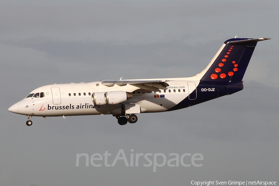Brussels Airlines BAe Systems BAe-146-RJ85 (OO-DJZ) | Photo 16281