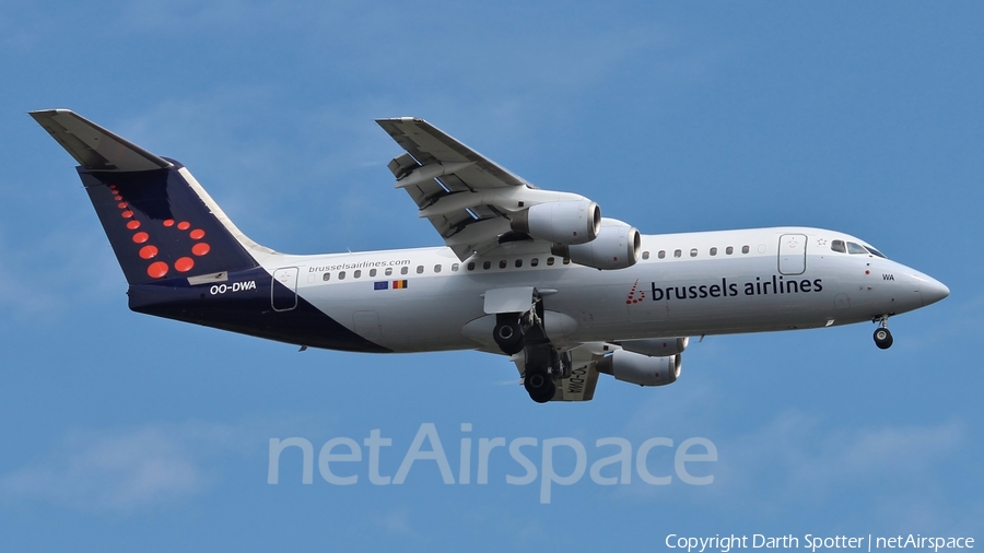 Brussels Airlines BAe Systems BAe-146-RJ100 (OO-DWA) | Photo 212159