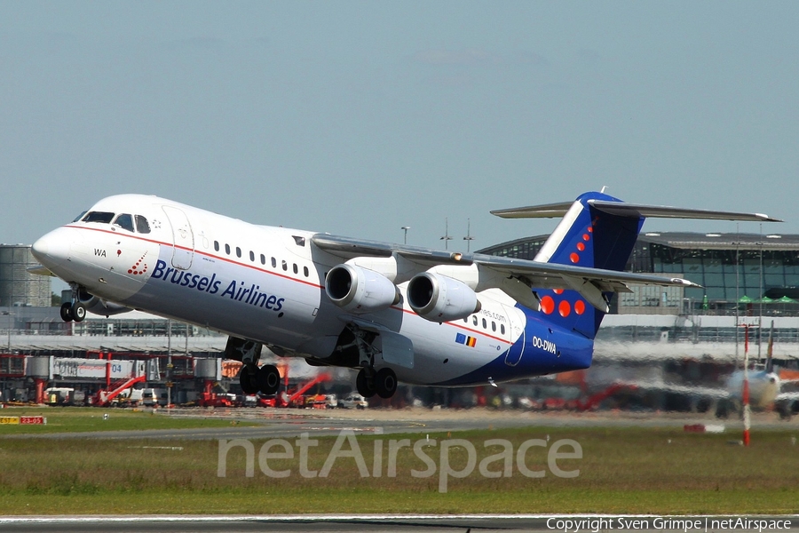 Brussels Airlines BAe Systems BAe-146-RJ100 (OO-DWA) | Photo 15803