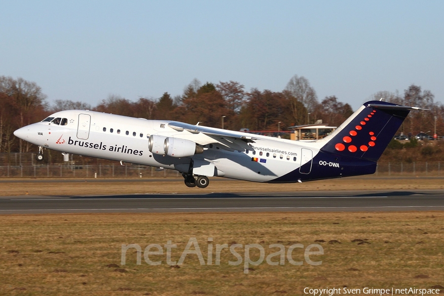 Brussels Airlines BAe Systems BAe-146-RJ100 (OO-DWA) | Photo 23404