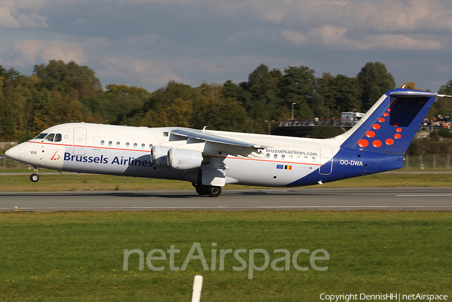 Brussels Airlines BAe Systems BAe-146-RJ100 (OO-DWA) | Photo 405726