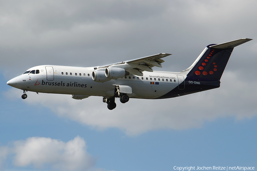 Brussels Airlines BAe Systems BAe-146-RJ100 (OO-DWA) | Photo 51563