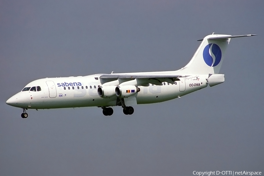 Sabena BAe Systems BAe-146-RJ100 (OO-DWA) | Photo 260503