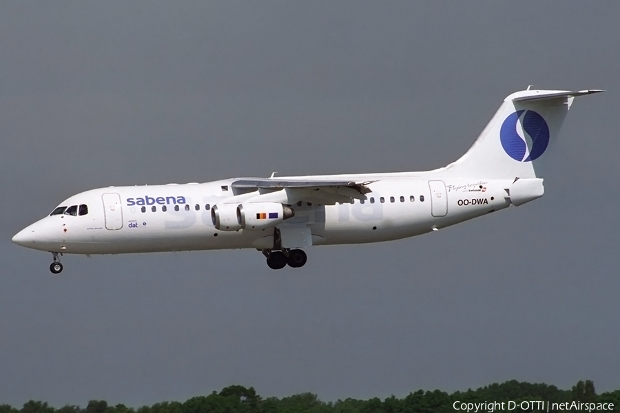 Sabena BAe Systems BAe-146-RJ100 (OO-DWA) | Photo 261019
