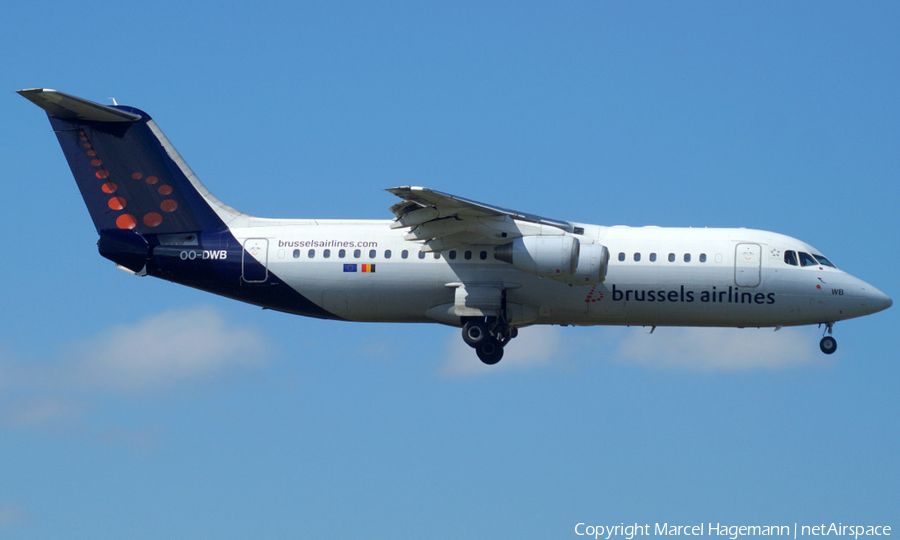 Brussels Airlines BAe Systems BAe-146-RJ100 (OO-DWB) | Photo 121810