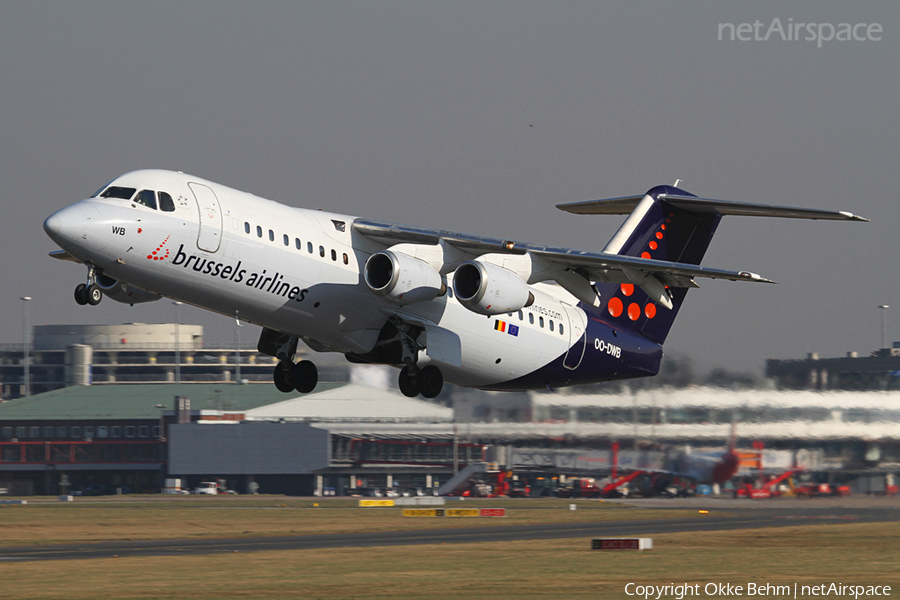 Brussels Airlines BAe Systems BAe-146-RJ100 (OO-DWB) | Photo 42926