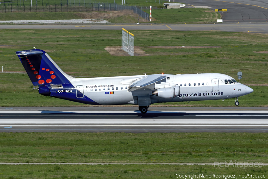 SN Brussels Airlines BAe Systems BAe-146-RJ100 (OO-DWB) | Photo 406578