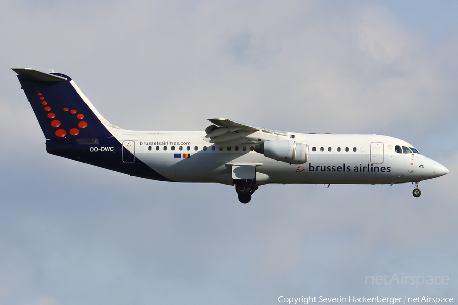 Brussels Airlines BAe Systems BAe-146-RJ100 (OO-DWC) | Photo 198411