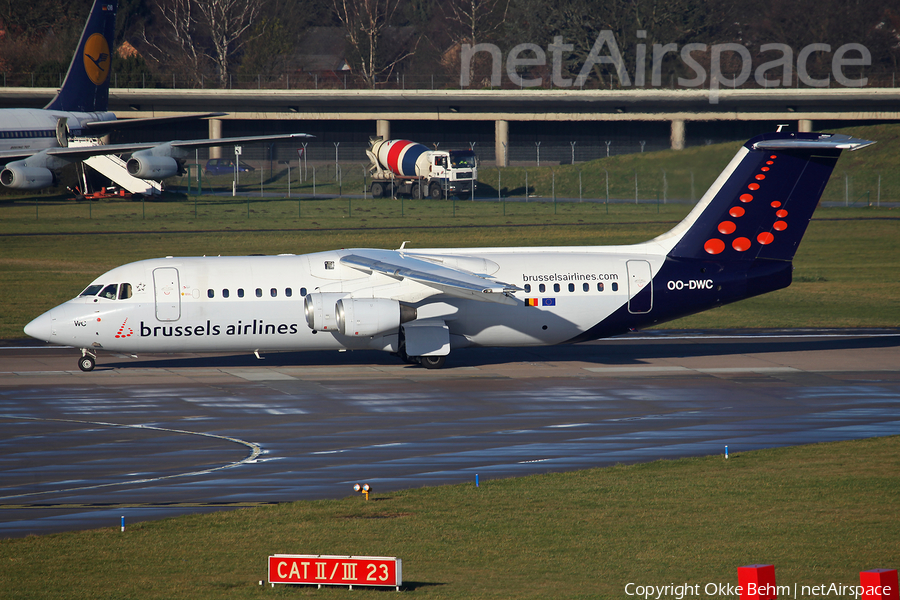 Brussels Airlines BAe Systems BAe-146-RJ100 (OO-DWC) | Photo 92874