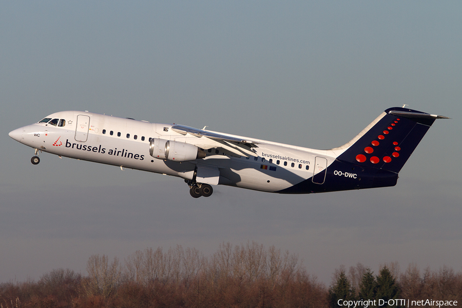 Brussels Airlines BAe Systems BAe-146-RJ100 (OO-DWC) | Photo 524077