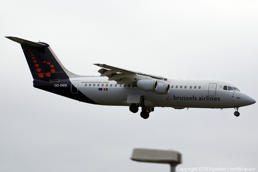 Brussels Airlines BAe Systems BAe-146-RJ100 (OO-DWD) | Photo 322200